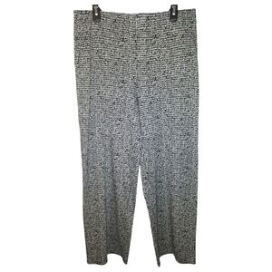 Black and white dress pants